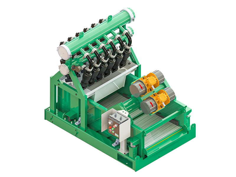 Mud Recycling System Including Desander and Desilter