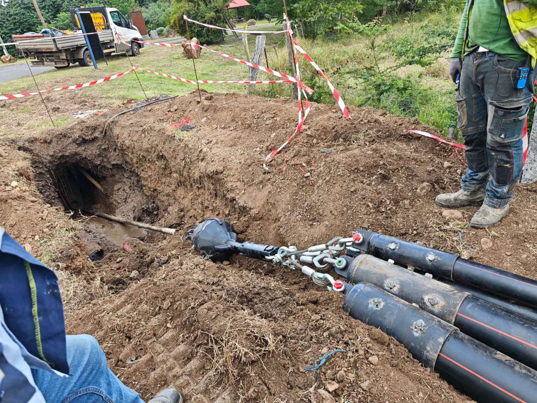 Overseas HDD Directional Drilling Case Study | New Caledonia PE Power Pipeline Crossing Technical Services