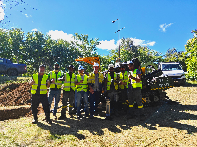 Overseas HDD Directional Drilling Case Study | New Caledonia PE Power Pipeline Crossing Technical Services