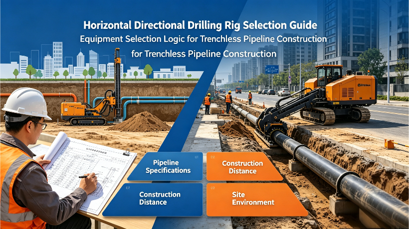 Guide to Selecting Horizontal Directional Drilling Rigs: How to Choose the Right Model Based on Project Requirements