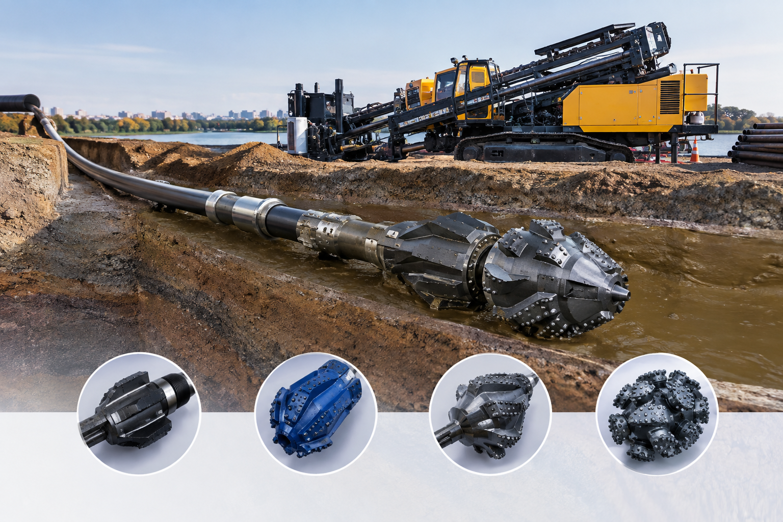 Why is it important to choose the right reamer for trenchless construction?